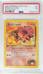 V1829: 2000: Brock's Vulpix: 37/132: 1ST Edition: Gym Challenge: PSA: 7: NM: 102261129